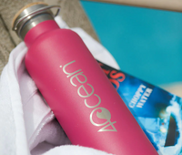 Thumbnail for 4ocean Reusable Water Bottle - Hot Pink
