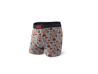 Thumbnail for Ultra Boxer Brief Fly - Grey Htr Lumber Jack