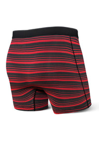 Thumbnail for Quest Boxer Brief Fly - Red Sunrise Stripe