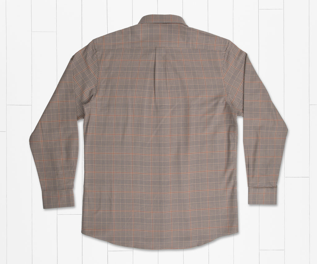 Montevallo Houndstooth Flannel - Burnt Taupe & Mountain Purple