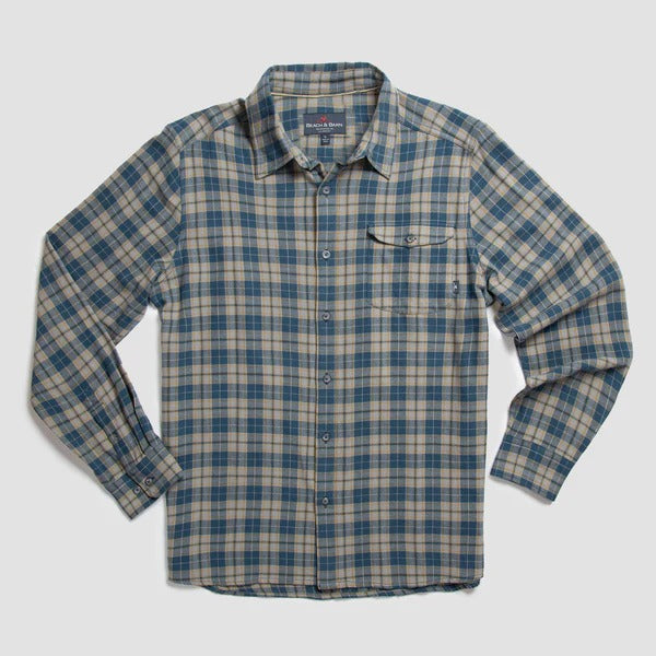 Masonboro Flannel Shirt - Sandbar Plaid