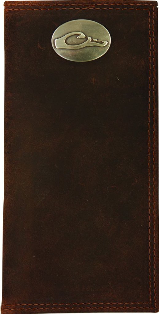 Drake Leather Checkbook Wallet