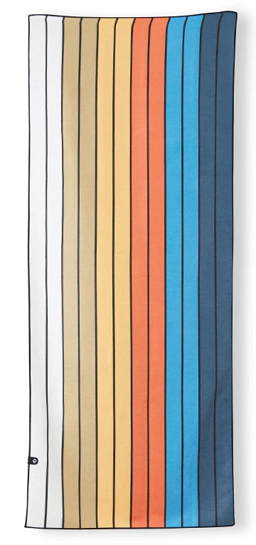 Strips Blue Orange Towel