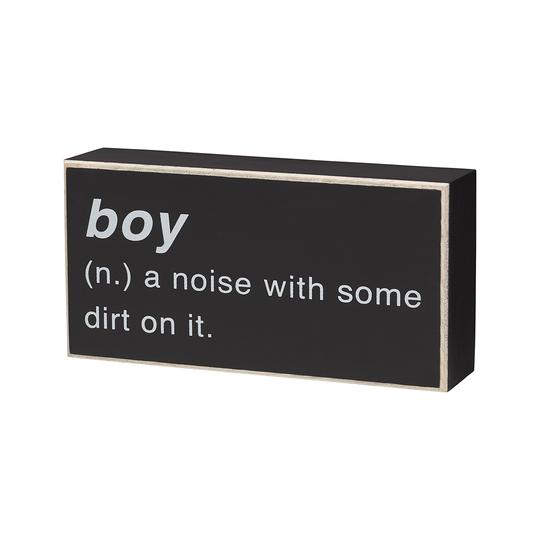 Boy Box Sign