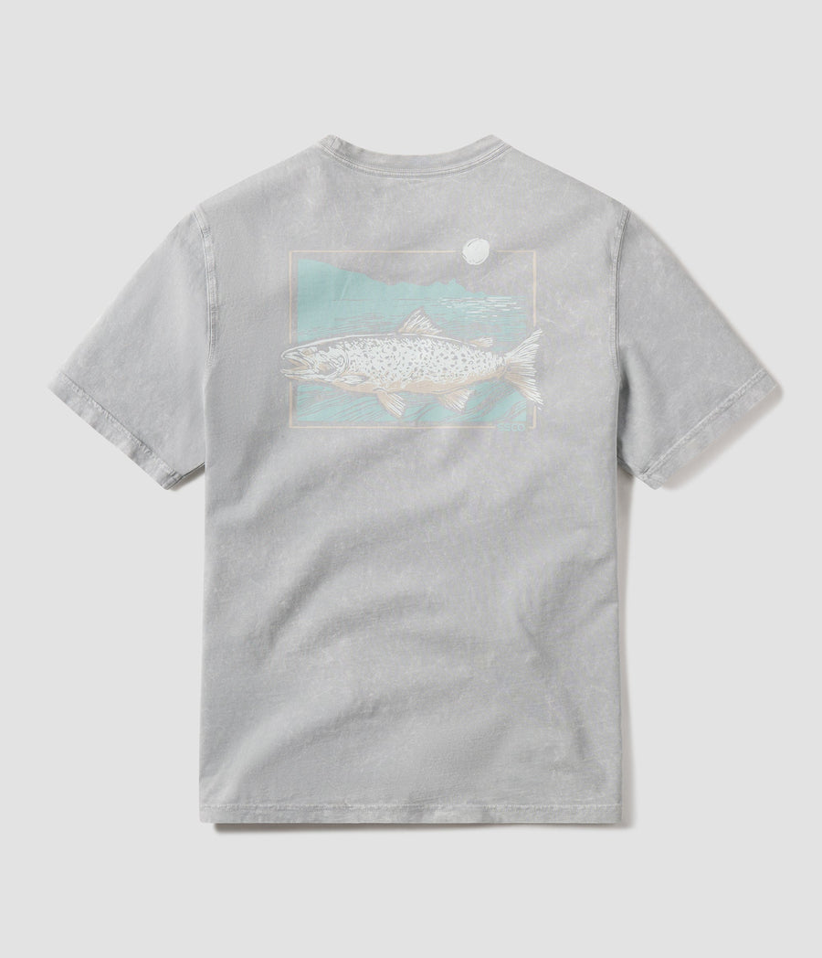 Youth - Linocut Trout SS Tee